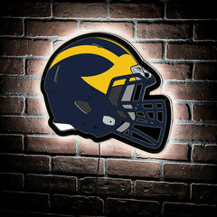 LED Wall Decor, Helmet, University Of Michigan - Collegiate Home