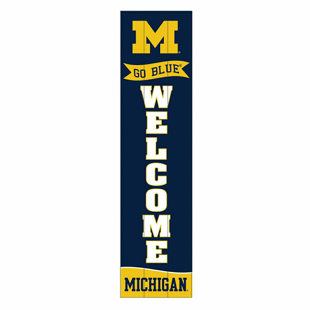 University Of Michigan Large Single Sided Leaner, 46" - Collegiate Home