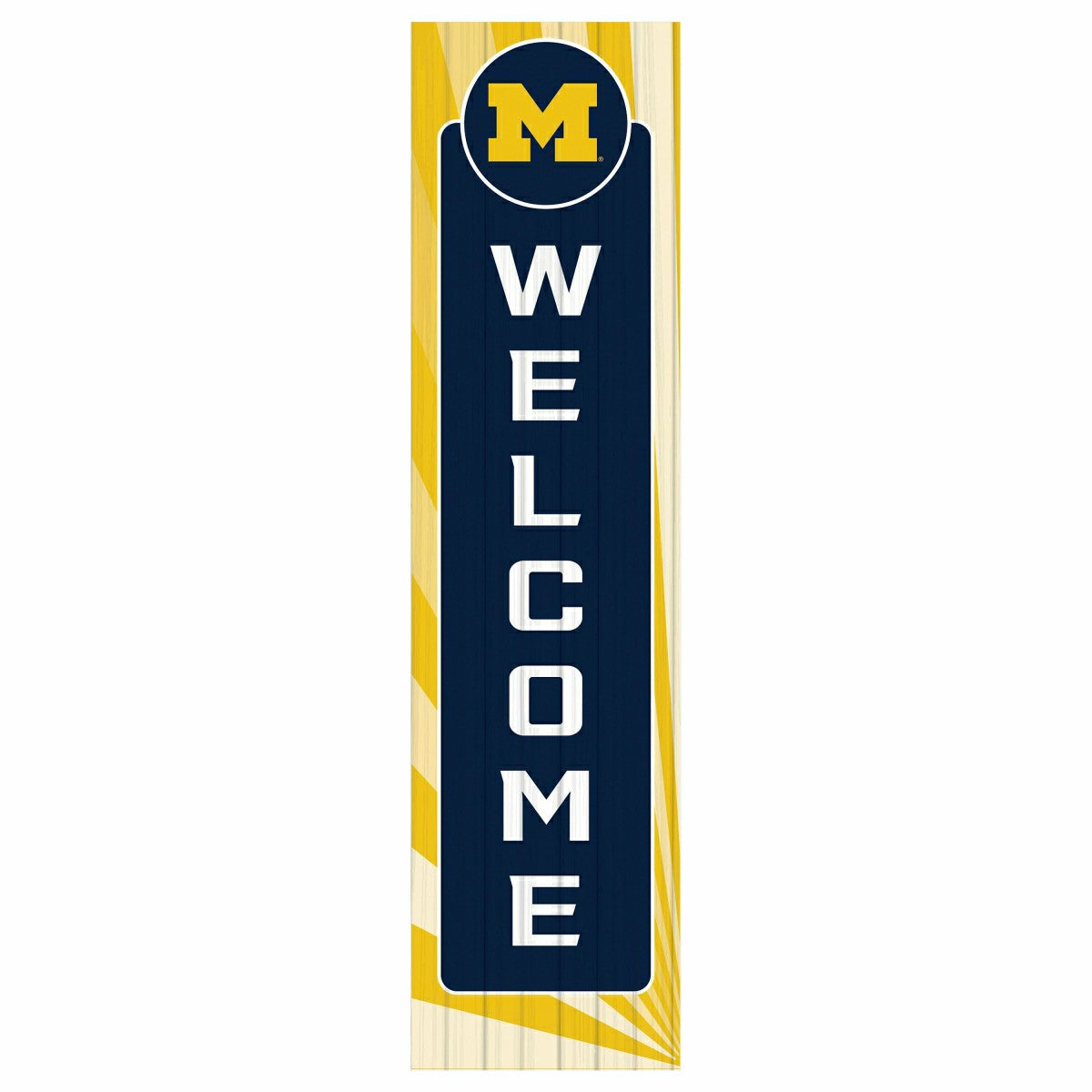 University Of Michigan Summer Seasonal Single Sided Large Leaner, 46" - Collegiate Home