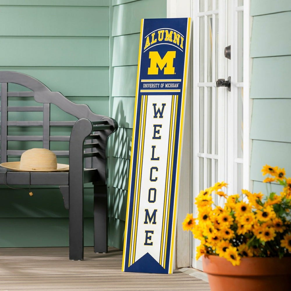 University Of Michigan Alumni Single Sided Large Leaner, 46" - Collegiate Home