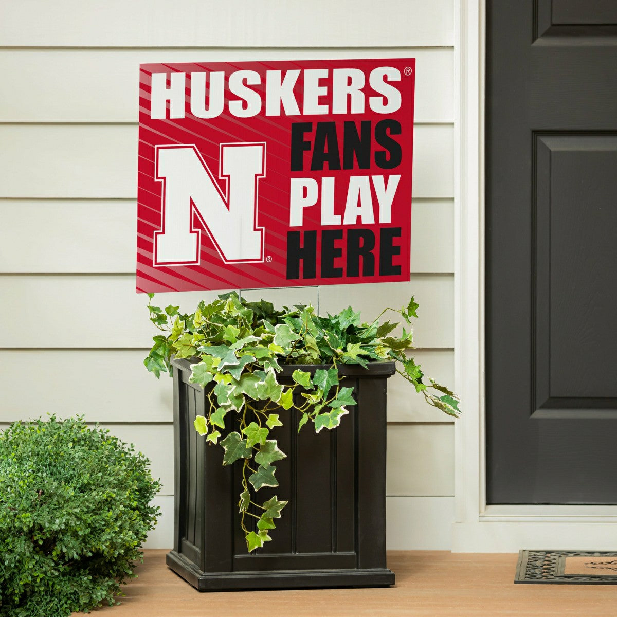 University of Nebraska Coroplast Yard Sign "Fans Play Here" - Collegiate Home