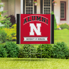 University of Nebraska Coroplast Yard Sign Alumni - Collegiate Home