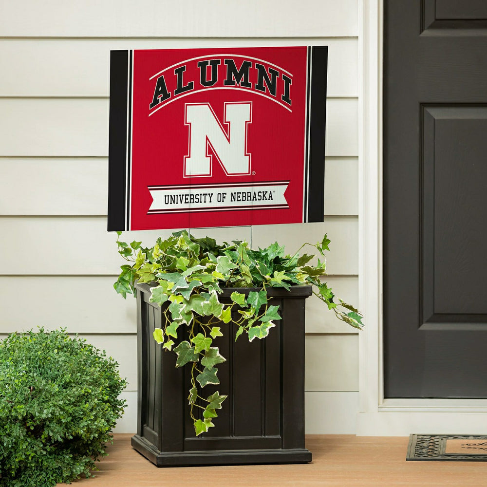 University of Nebraska Coroplast Yard Sign Alumni - Collegiate Home