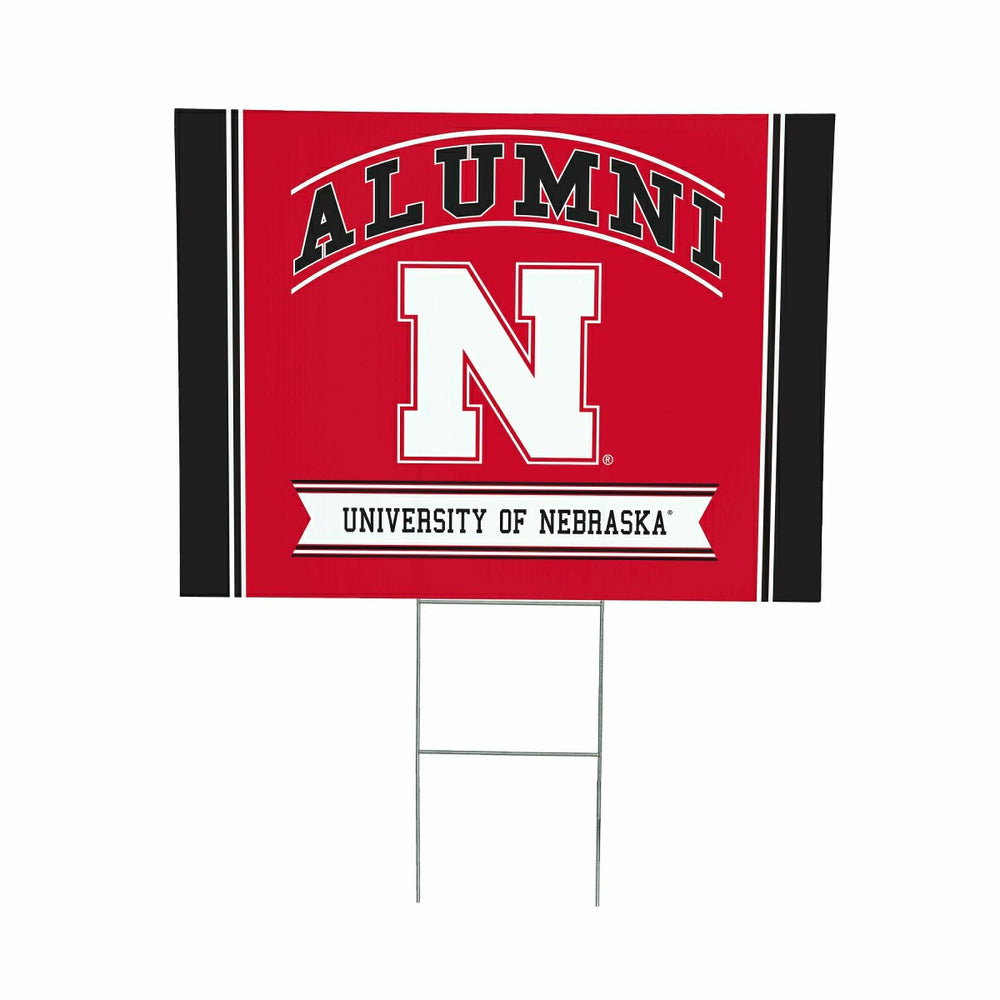 University of Nebraska Coroplast Yard Sign Alumni - Collegiate Home