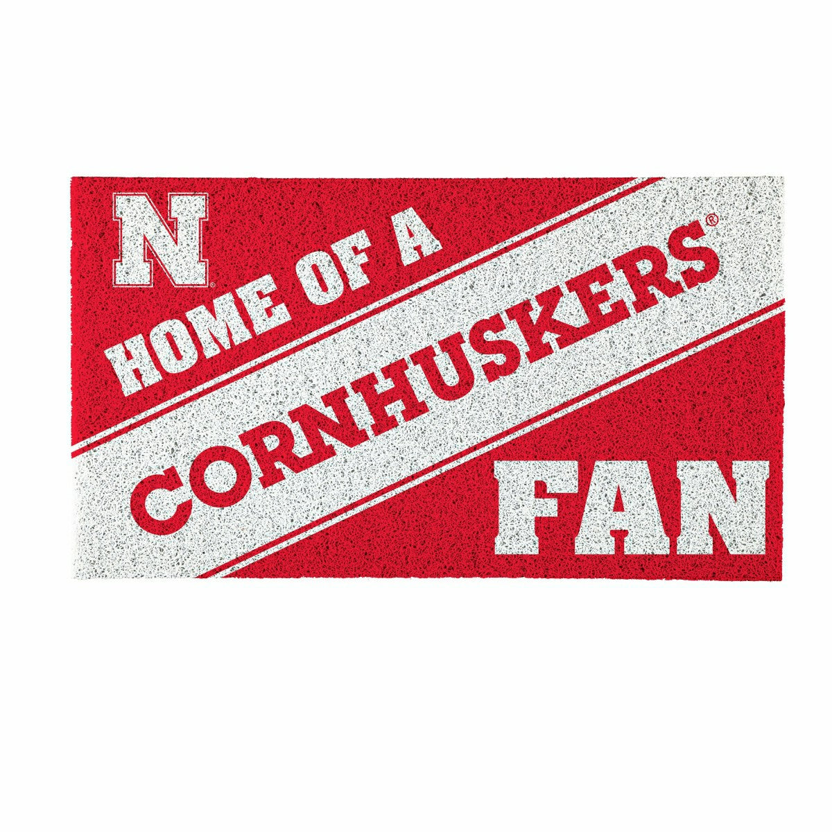 University of Nebraska, PVC Mat COLOR, Home of a Fan - Collegiate