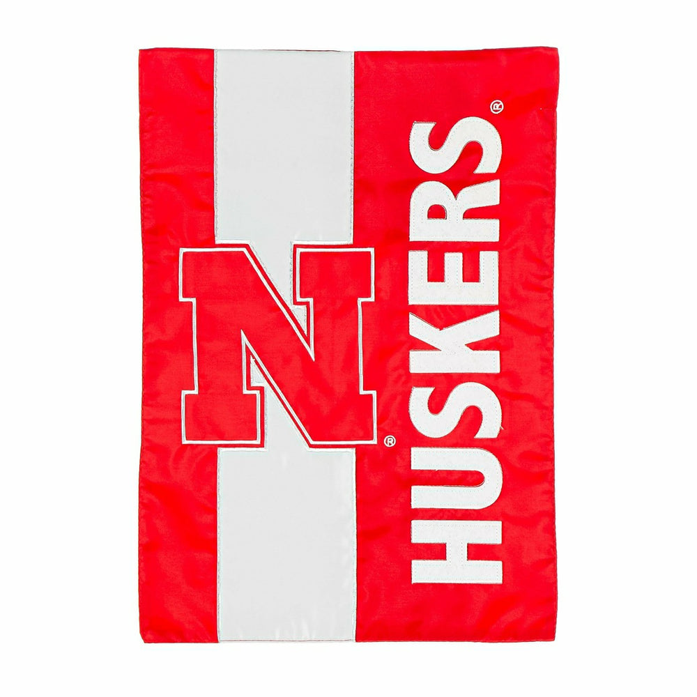 University of Nebraska Embellished Garden Flag - Collegiate Home