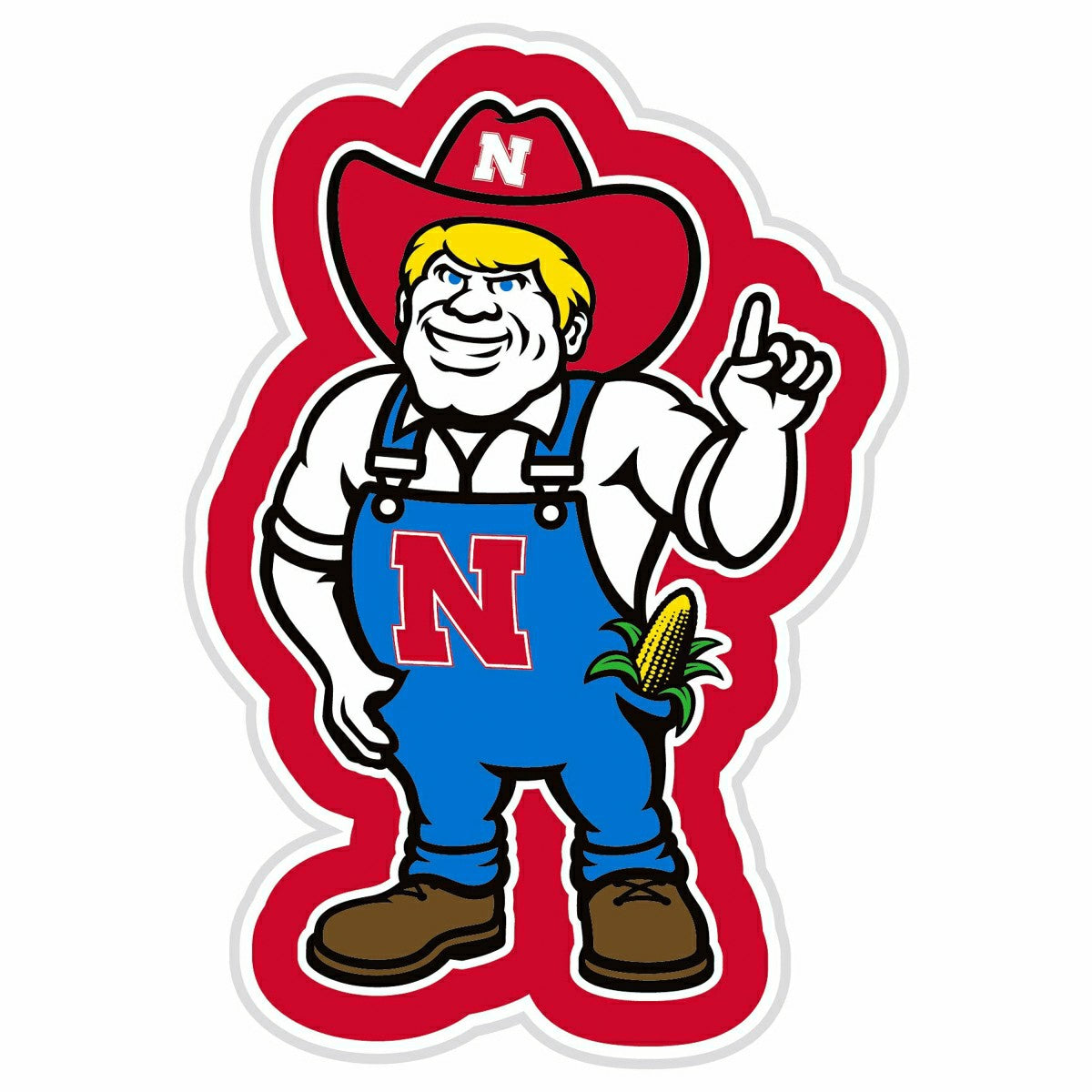 LED Wall Decor, Glazelite, College Mascot, University of Nebraska - Collegiate Home