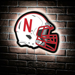 LED Wall Decor, Helmet, University of Nebraska - Collegiate Home