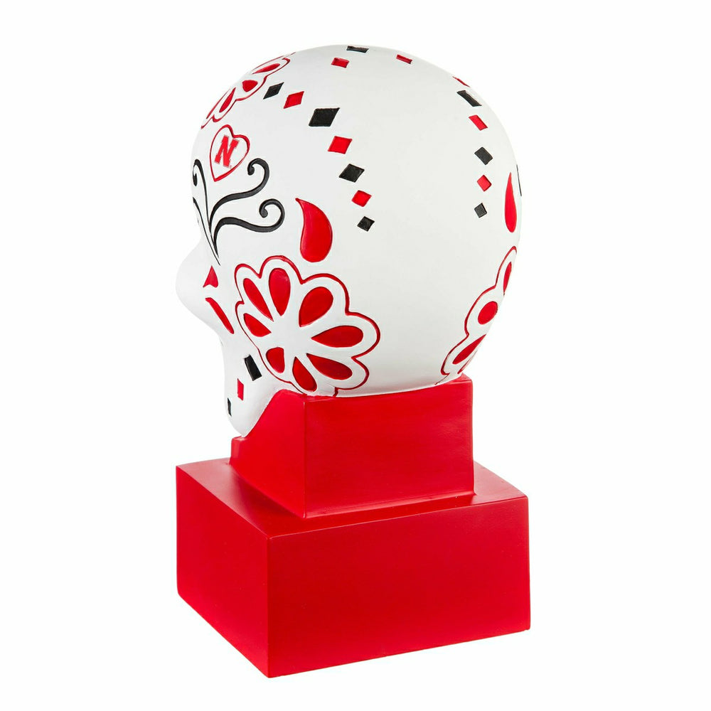 University of Nebraska, Sugar Skull Statue - Collegiate Home