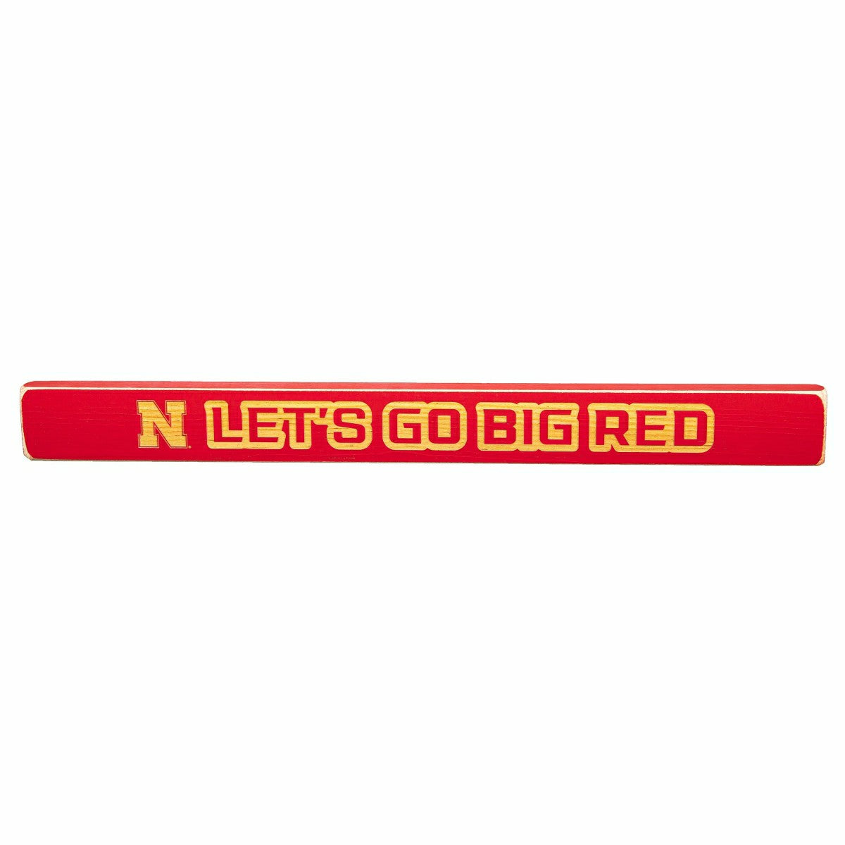 University of Nebraska Engraved Wood Sign, 1.5" x 18" - Collegiate Home