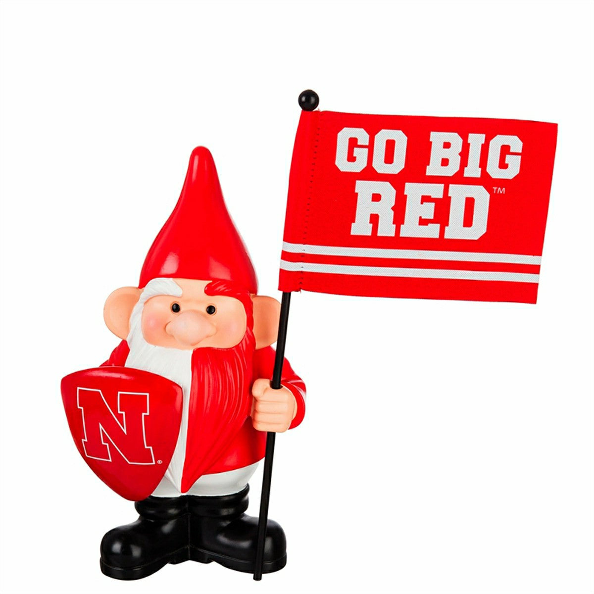 University of Nebraska, Flag Holder Gnome - Collegiate Home