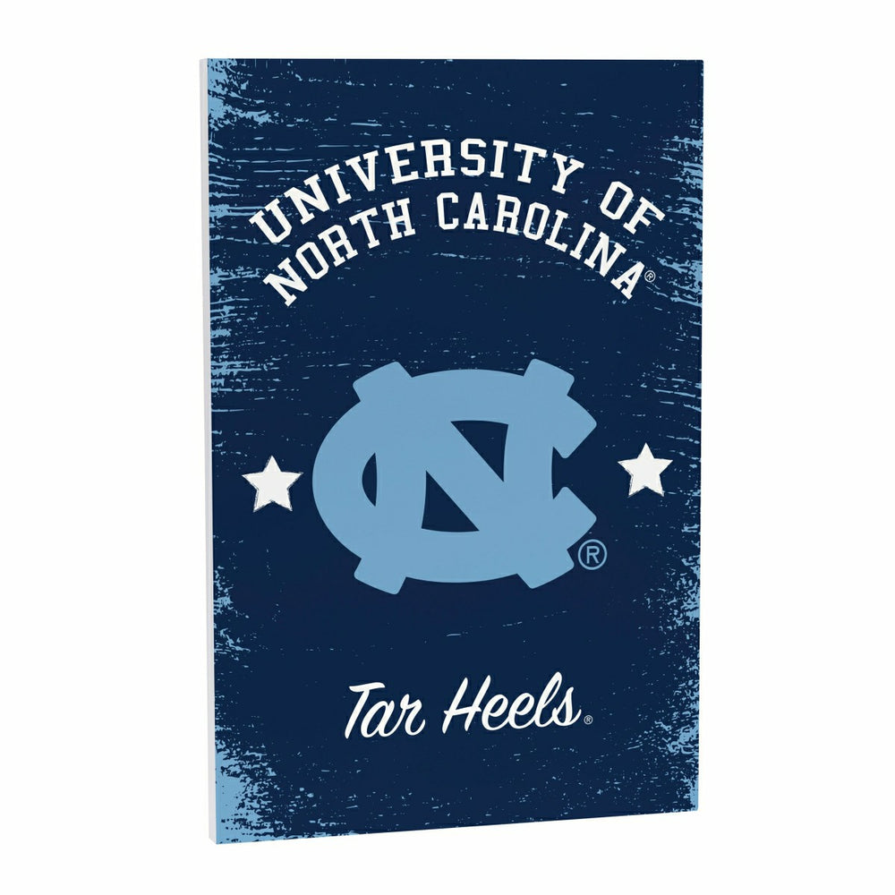 University of North Carolina Wood Wall Sign, 16x24 - Collegiate Home