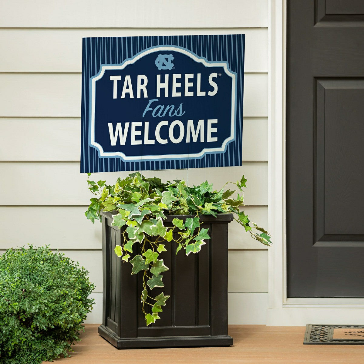 University of North Carolina Coroplast Yard Sign, "Fans Welcome" - Collegiate Home