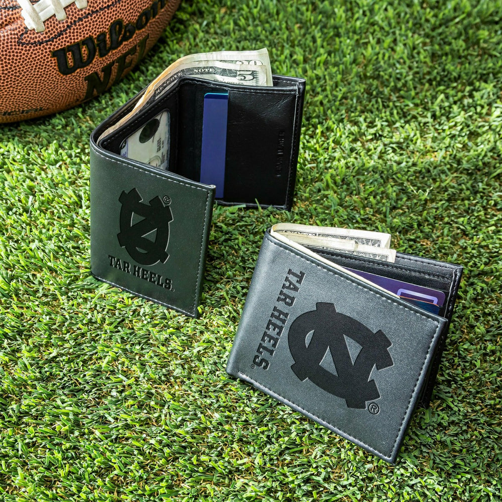 University of North Carolina, Bi-Fold and Tri-Fold Wallet Gift Set, Bl - Collegiate Home