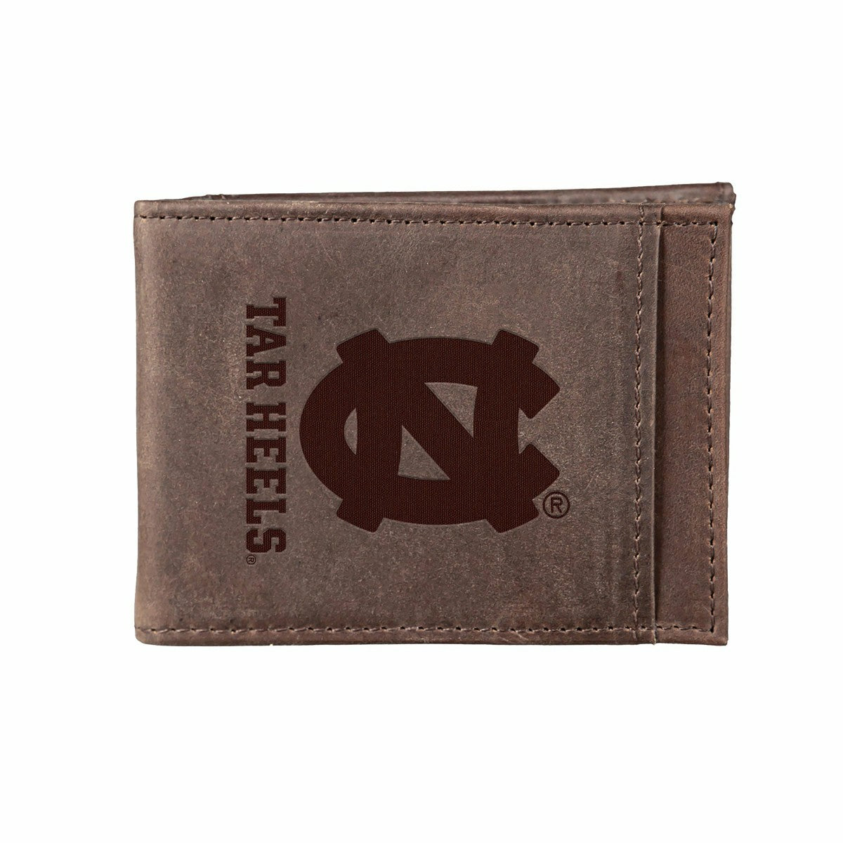 Front Pocket Wallet w/ RFID Blocking, University of North Carolina, Br - Collegiate Home