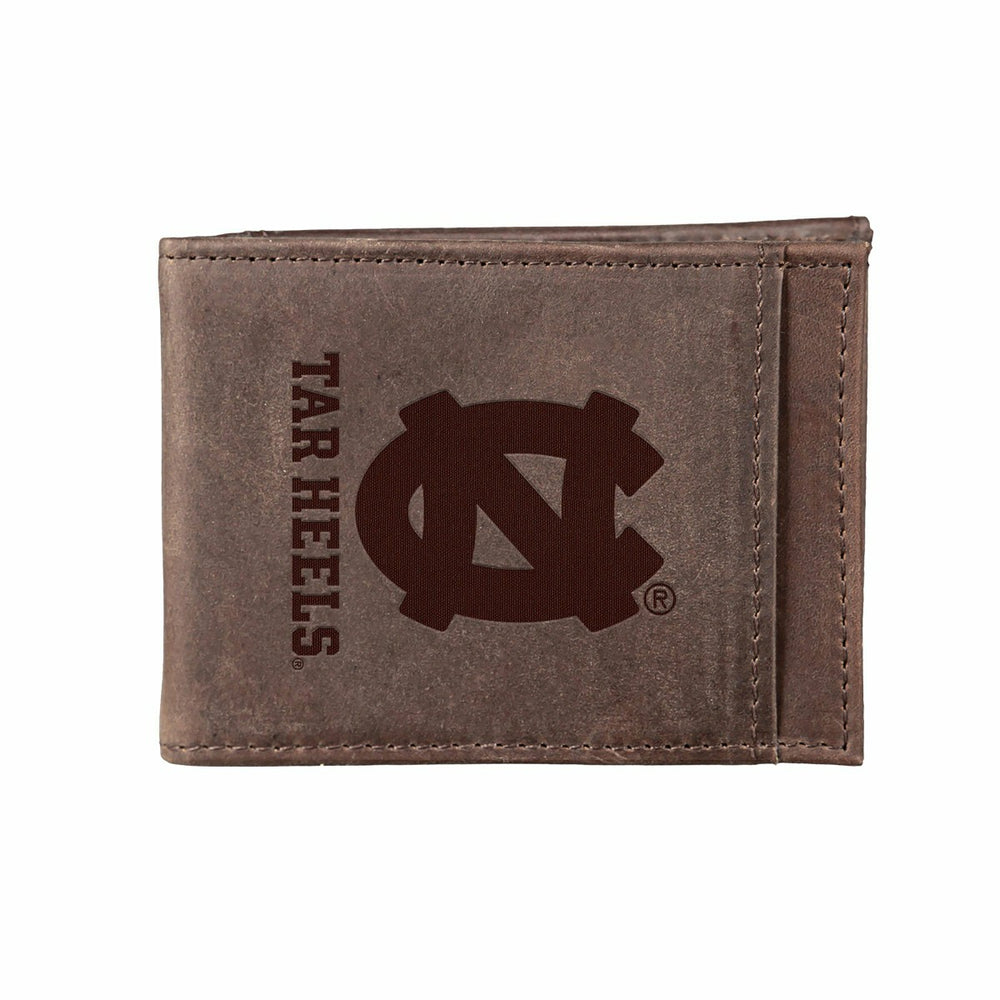 Front Pocket Wallet w/ RFID Blocking, University of North Carolina, Br - Collegiate Home