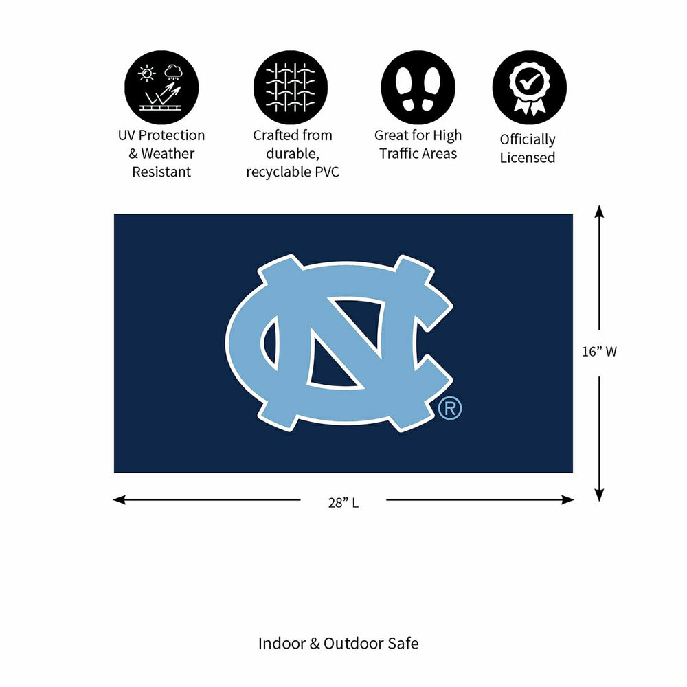 Full Color PVC Mat, 16" x 28", University of North Carolina - Collegiate