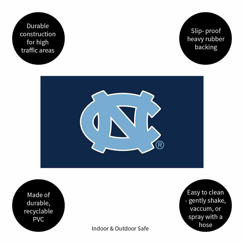 Full Color PVC Mat, 16" x 28", University of North Carolina - Collegiate