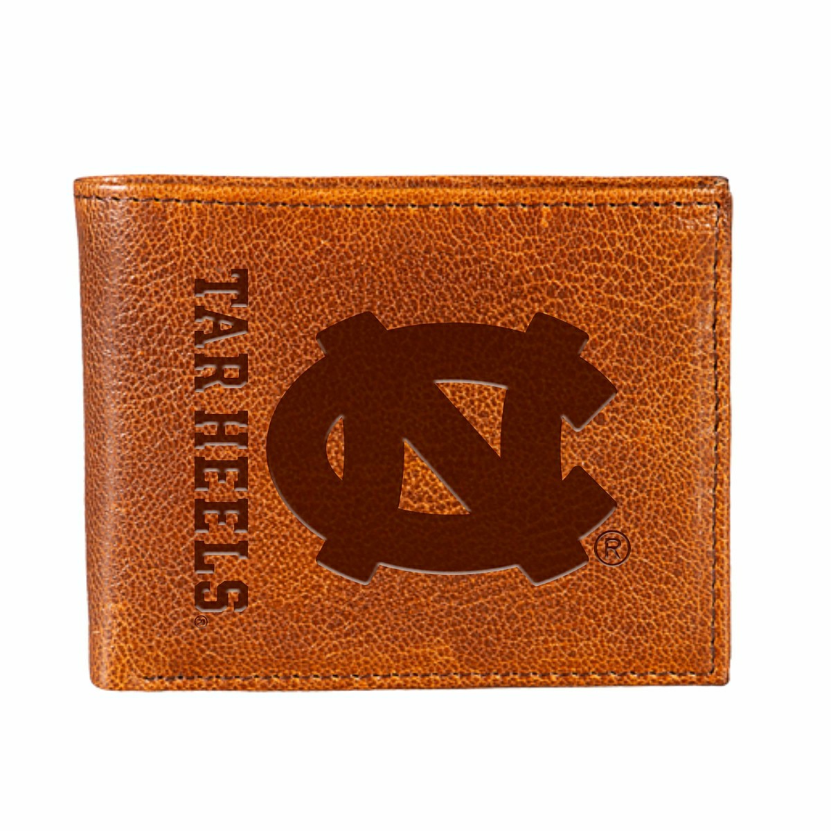 University of North Carolina, Embossed 100% Genuine Tumbled Leather Pa - Collegiate Home