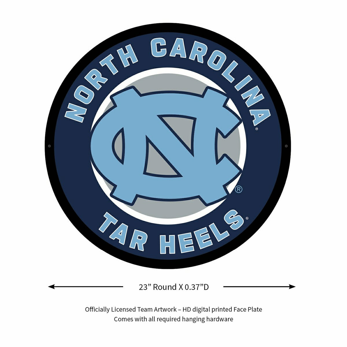 LED Wall Decor, Round, University of North Carolina - Collegiate Home