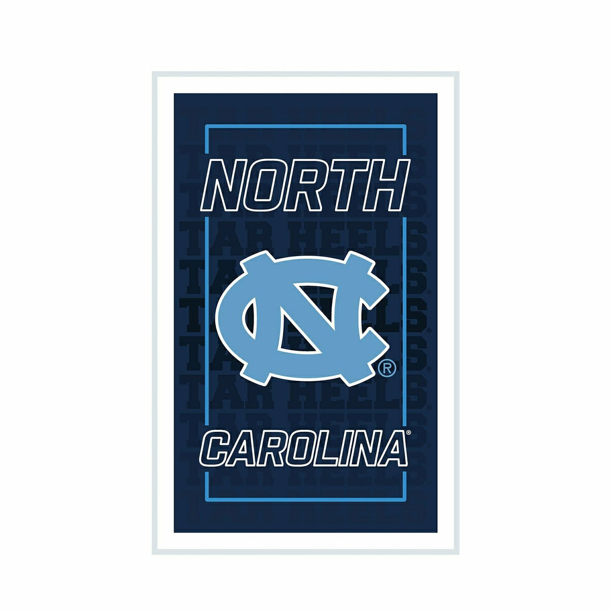 University of North Carolina College Rectangle Neolite LED Decor - Collegiate Home