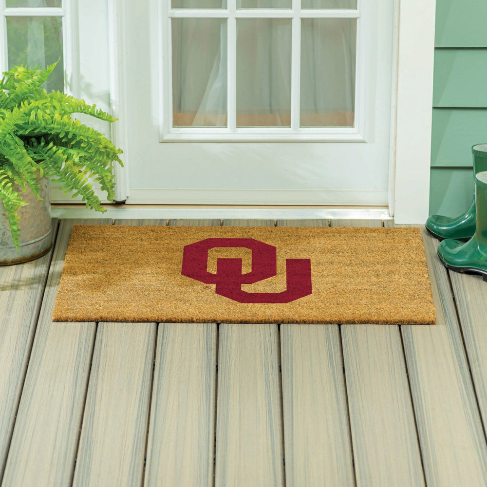 University of Oklahoma Large Full Color Coir Mat, 36"x24" - Collegiate