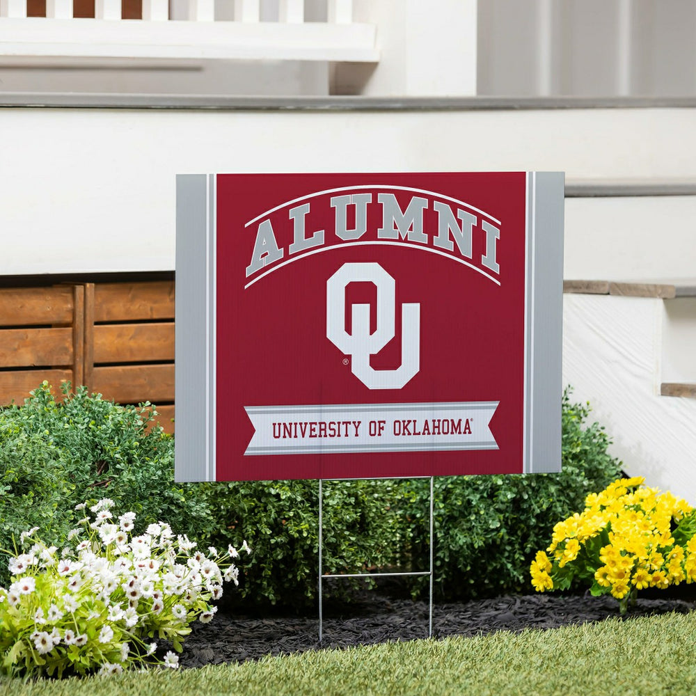 University of Oklahoma Coroplast Yard Sign Alumni - Collegiate Home