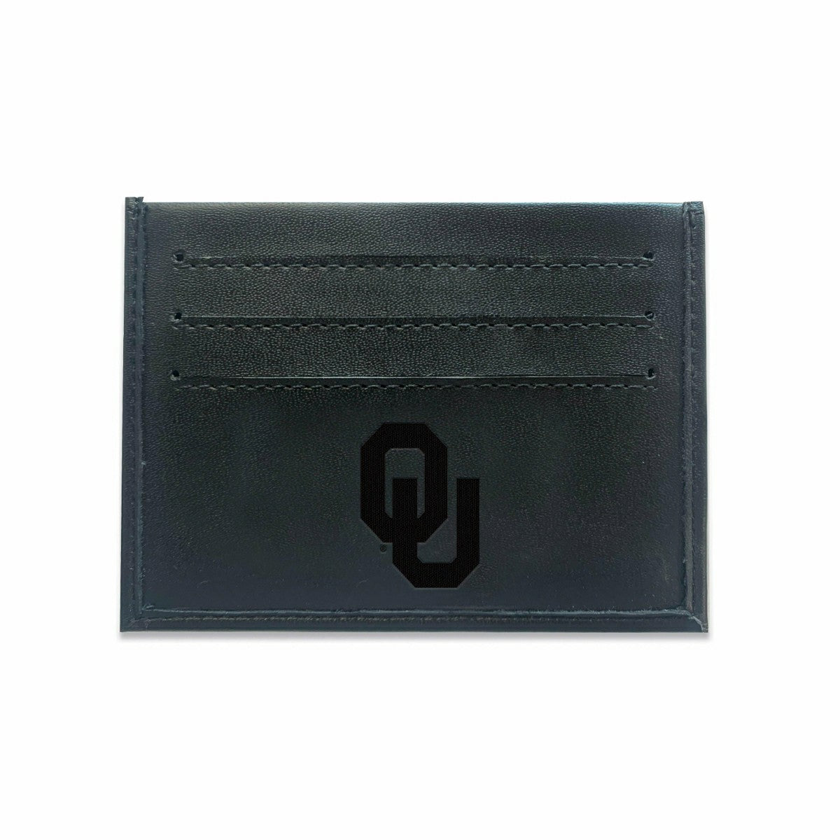 Front Pocket Wallet w/ RFID Blocking, University of Oklahoma, Black - Collegiate Home