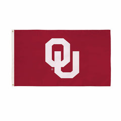 University of Oklahoma Single Sided Estate Flag with 2 Grommets, 3'x5' - Collegiate Home