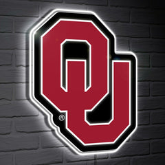Oklahoma LED Wall Decor, Glazelite, Logo - Collegiate Home
