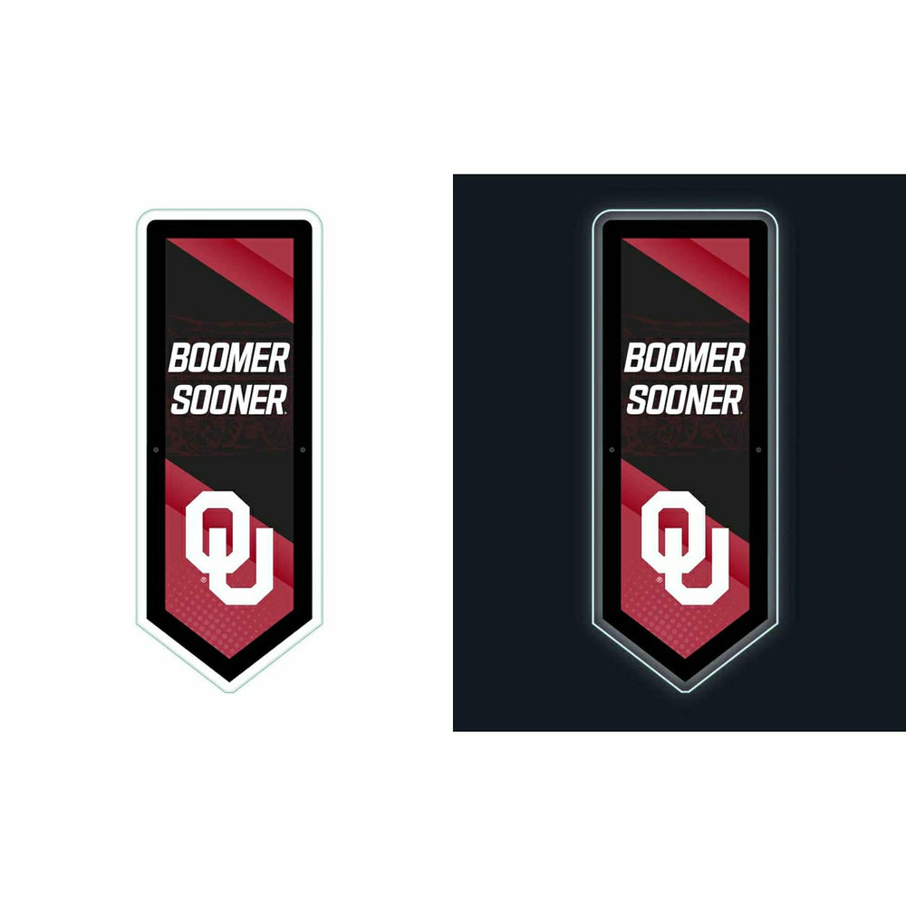 LED Wall Decor, Pennant, University of Oklahoma - Collegiate Home