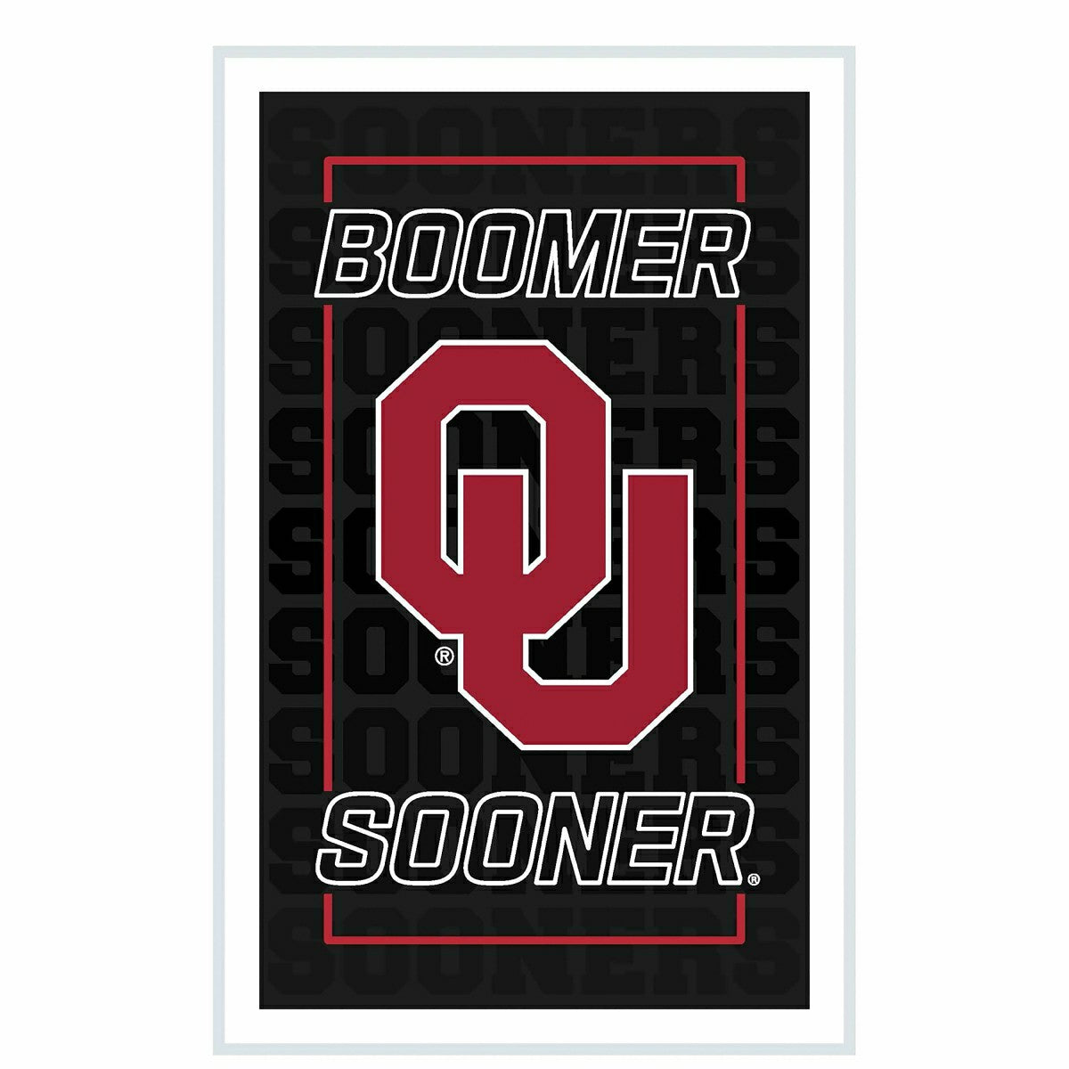 University of Oklahoma College Rectangle Neolite LED Decor - Collegiate Home