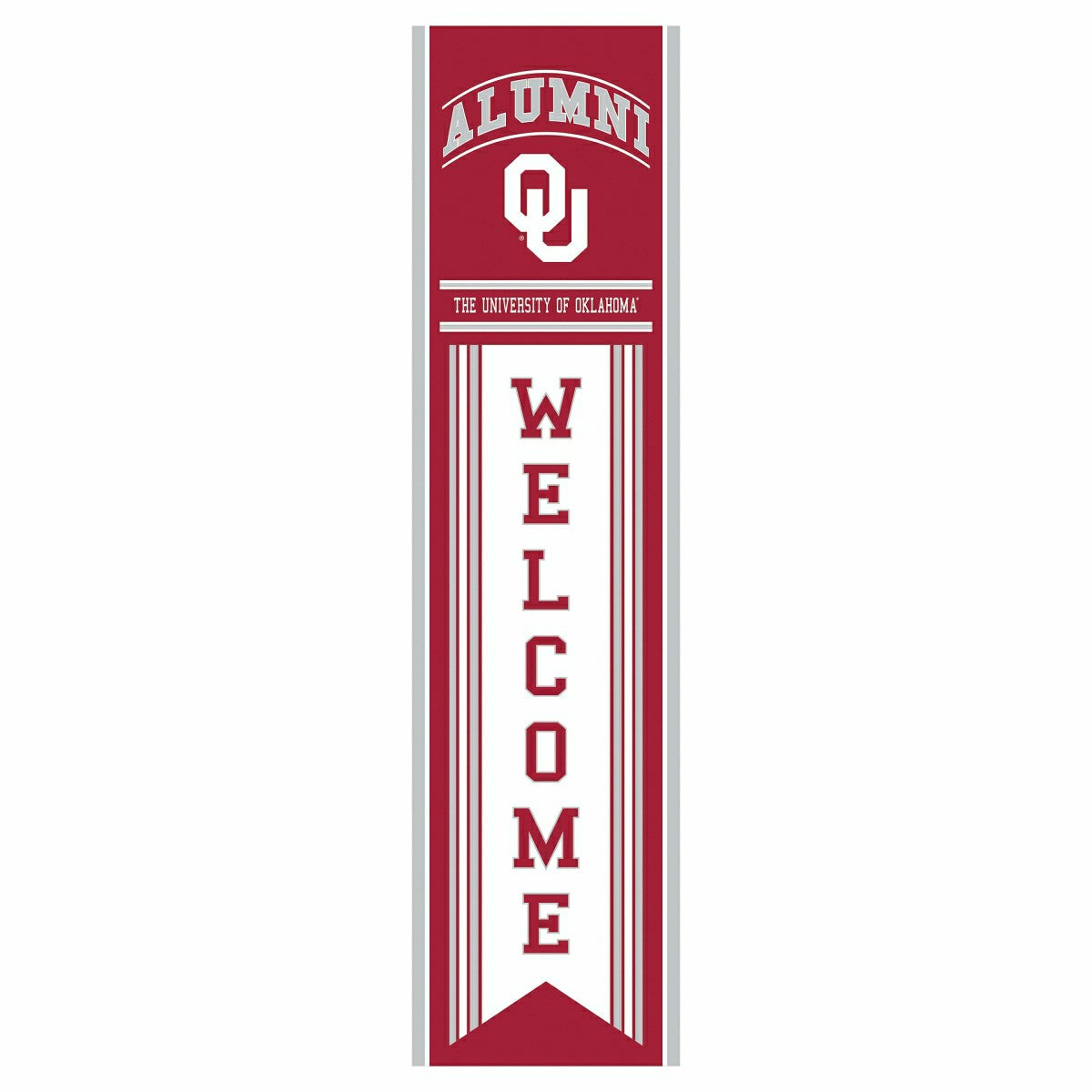 University of Oklahoma Alumni Single Sided Large Leaner, 46" - Collegiate Home