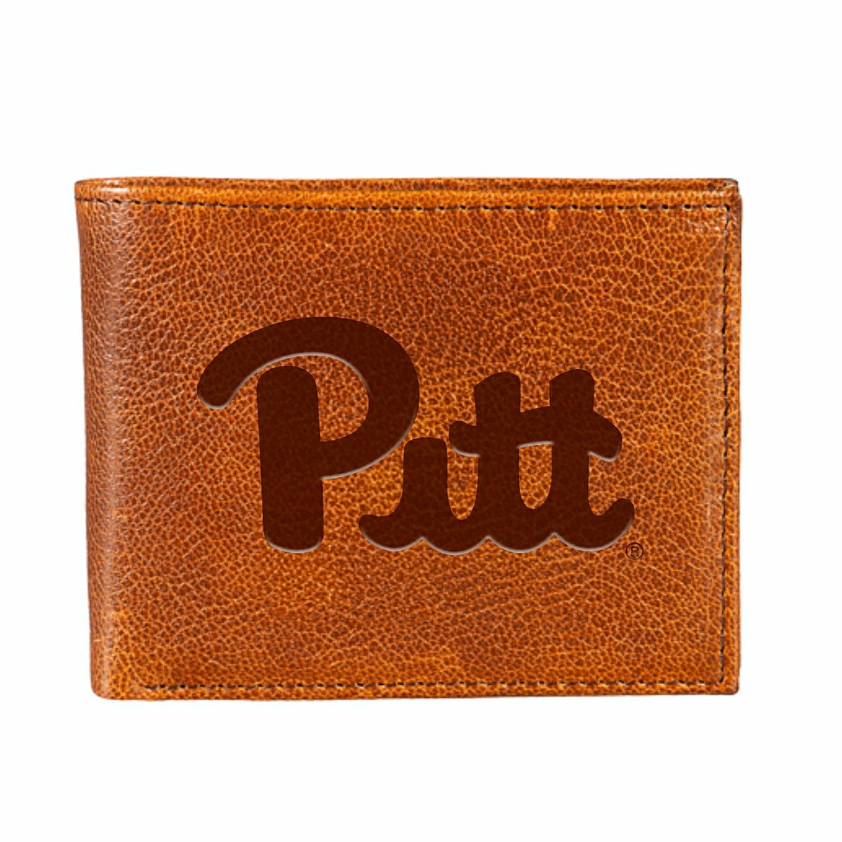 University of Pittsburgh, Embossed 100% Genuine Tumbled Leather Passca - Collegiate Home