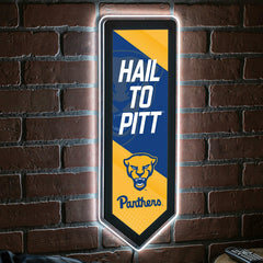LED Wall Decor, Pennant, University of Pittsburgh - Collegiate Home