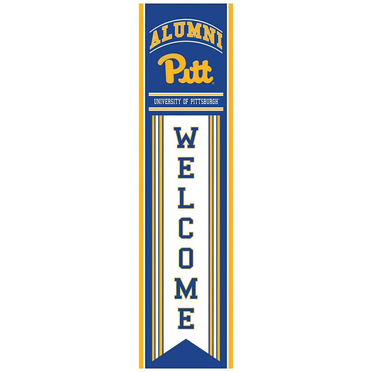 University of Pittsburgh Alumni Single Sided Large Leaner, 46" - Collegiate Home