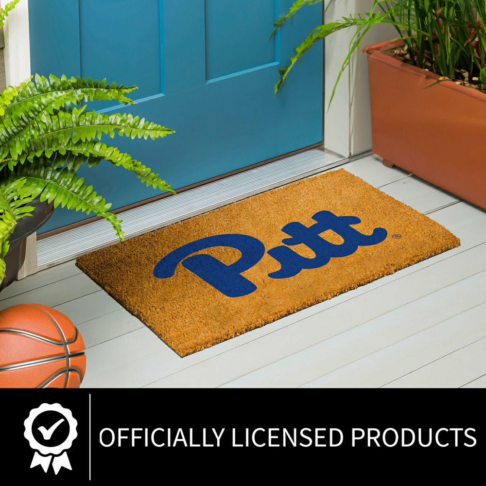 Coir Mat, 16"x28", University of Pittsburgh - Collegiate