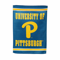 Embossed Suede Flag, GDN Size, University of Pittsburgh - Collegiate Home