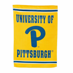 Embossed Suede Flag, GDN Size, University of Pittsburgh - Collegiate Home