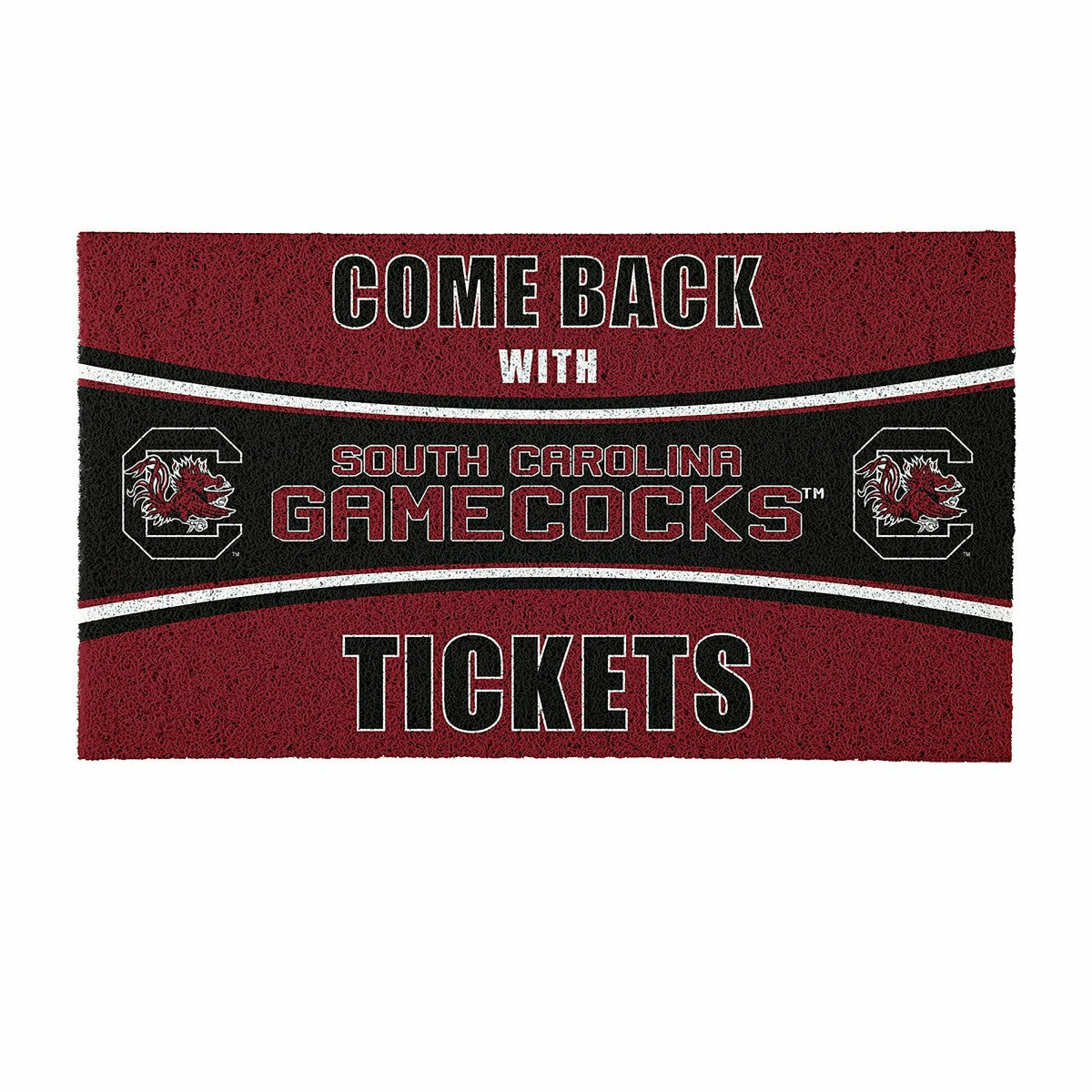 28" x 16" PVC Trapper Mat, Come Back with Tickets, University of South - Collegiate