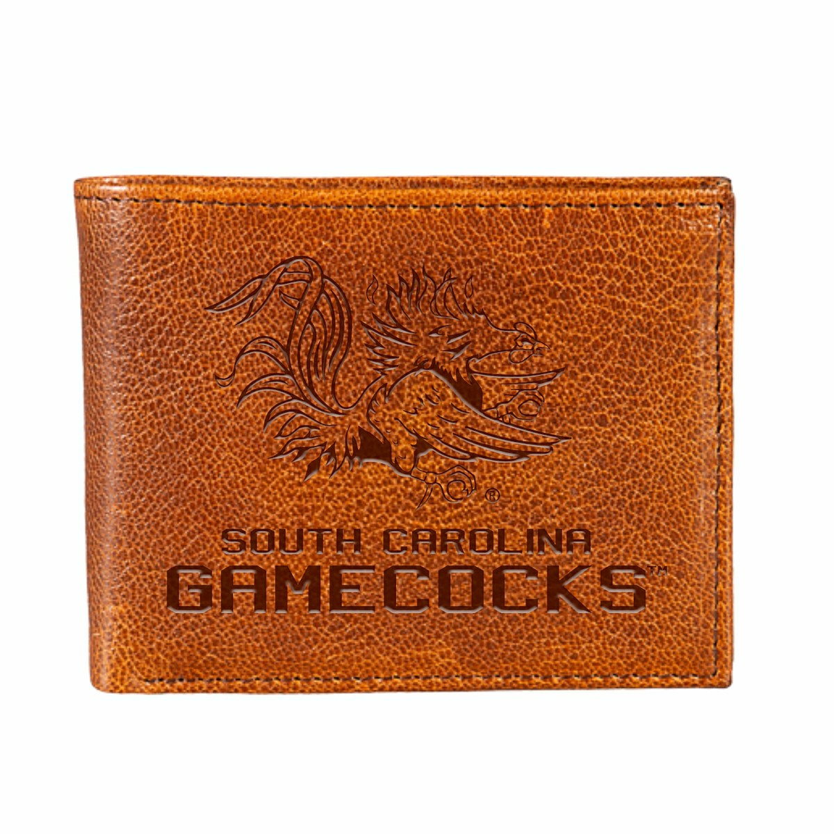 University of South Carolina, Embossed 100% Genuine Tumbled Leather Pa - Collegiate Home