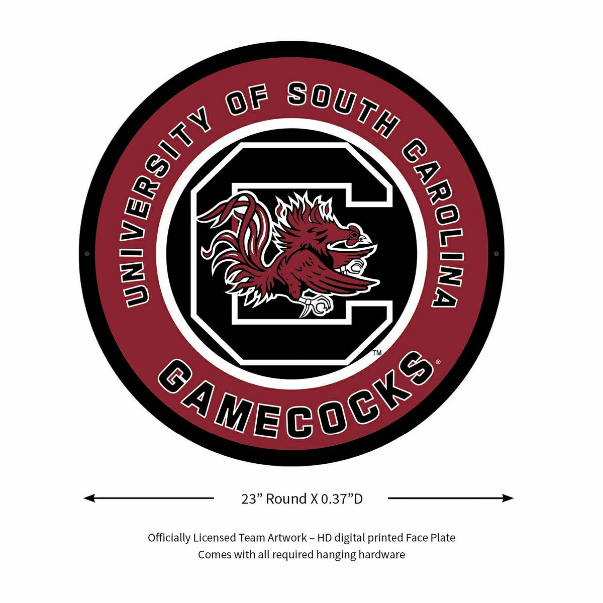 LED Wall Decor, Round, University of South Carolina - Collegiate Home