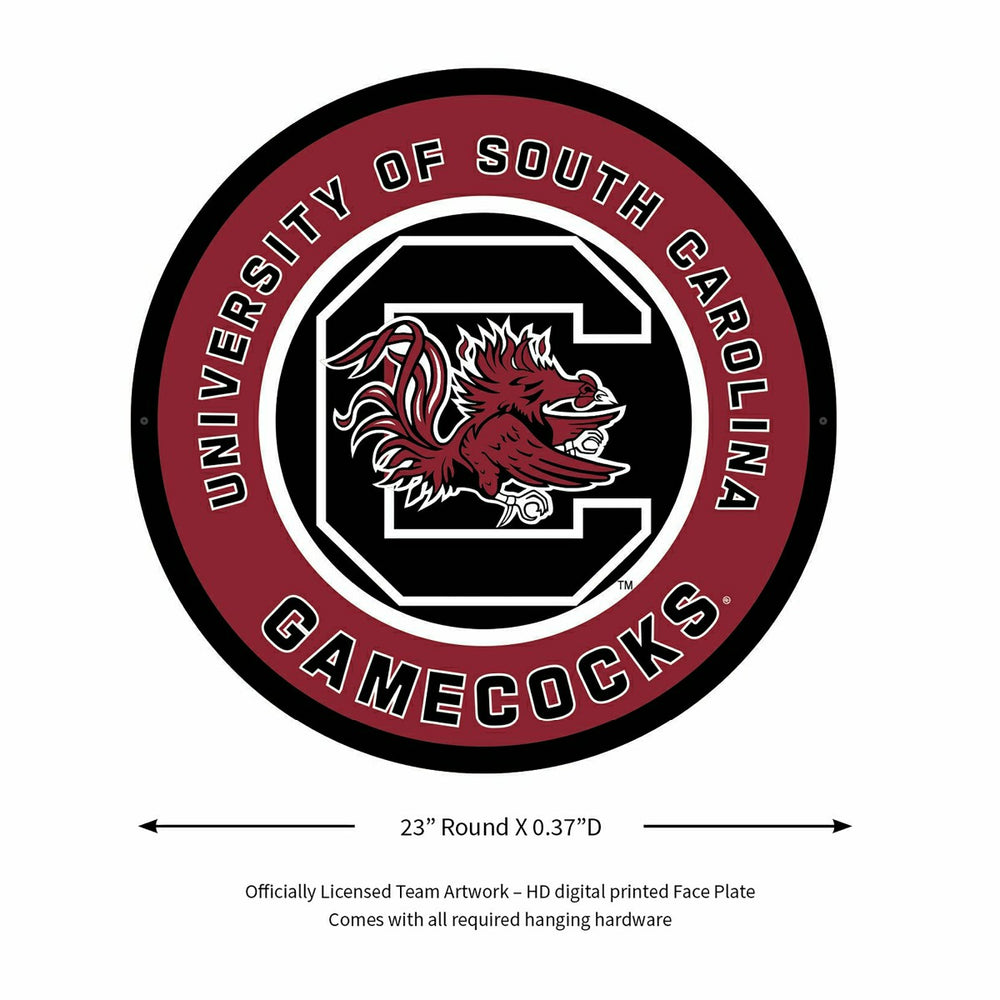 LED Wall Decor, Round, University of South Carolina - Collegiate Home