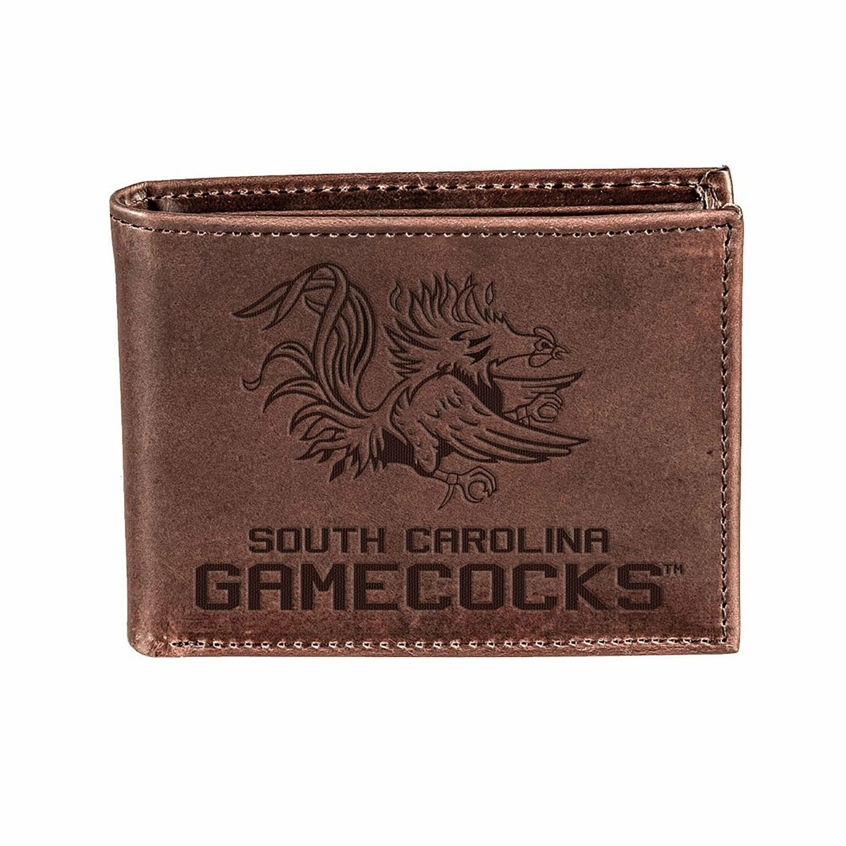 University of South Carolina, Bi-Fold Wallet, Brown, CH, 100% Genuine  - Collegiate Home