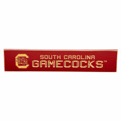 University of South Carolina Engraved Wood Sign, 3.5" x 18" - Collegiate Home