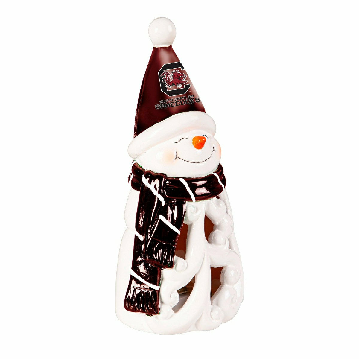 University of South Carolina Snowman LED Statuary, 8" - Collegiate Home