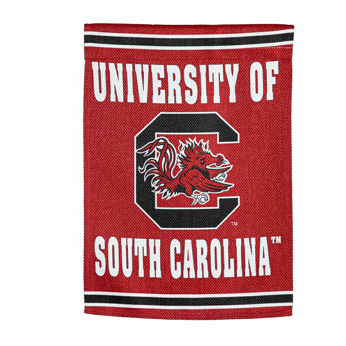 University of South Carolina Embossed Suede Garden Flag - Collegiate Home
