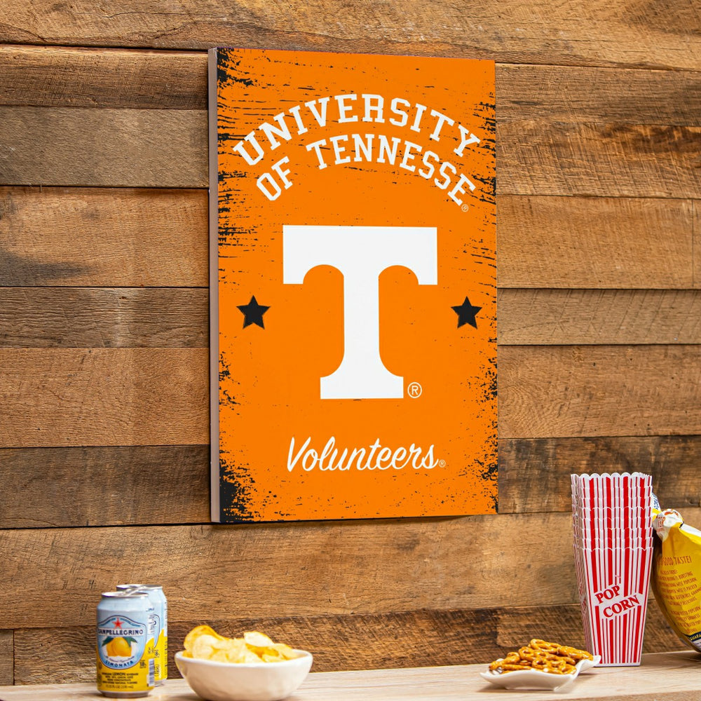 University of Tennessee Wood Wall Sign, 16x24 - Collegiate Home