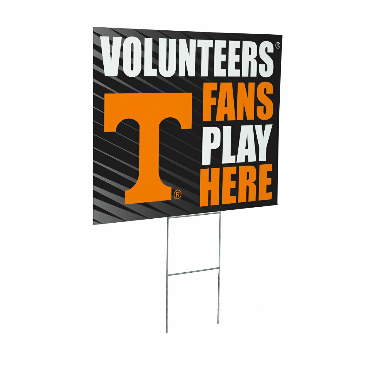 University of Tennessee Coroplast Yard Sign "Fans Play Here" - Collegiate Home