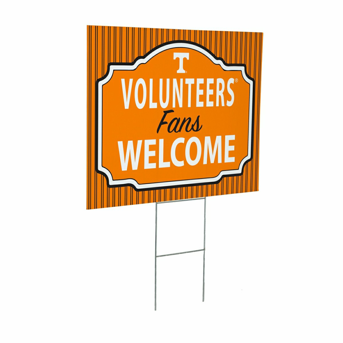 University of Tennessee Coroplast Yard Sign, "Fans Welcome" - Collegiate Home